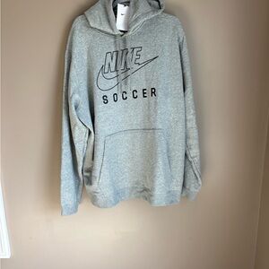 Nike Heather Gray Soccer Hoodie